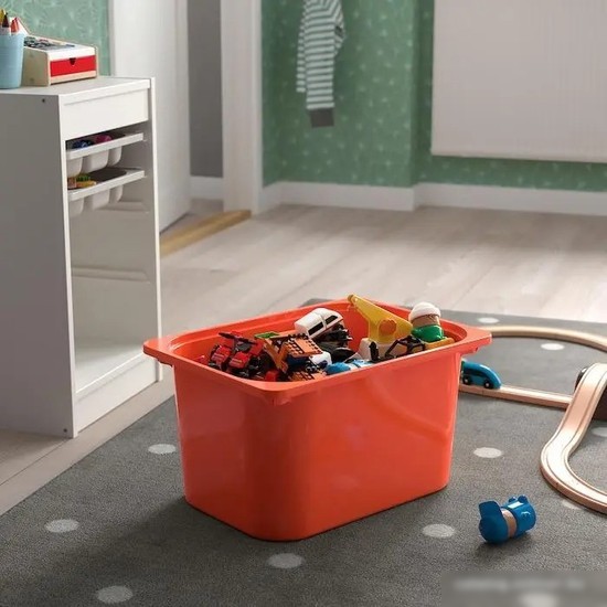 Ящик для хранения Swed House Forvaringslada Orange MR3-76