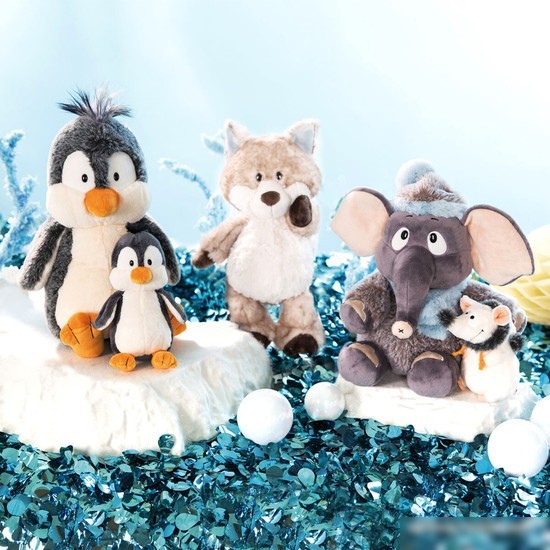Классическая игрушка Nici Снежная лиса Нордин 47284 (35 см)