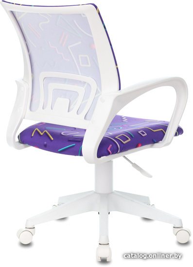 Компьютерное кресло Бюрократ Burokids 1W 1920838 (фиолетовый Sticks 08/пластик белый)