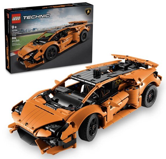 Конструктор LEGO Technic 42196 Lamborghini Huracan Tecnica Orange