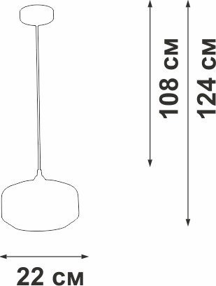 Подвесная люстра Vitaluce V2559-8/1S