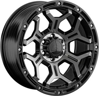 Литые диски LS RC68 17x9" 6x114.3мм DIA 67.1мм ET 25мм BKF