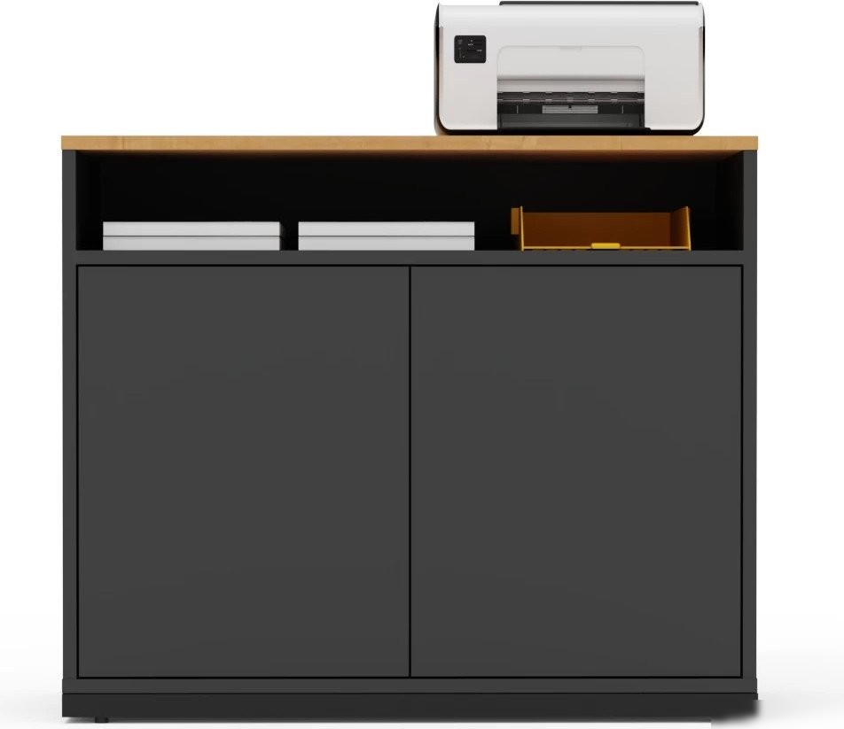 Тумба Crafto Тина 04 90x40x75 (графит дуб)