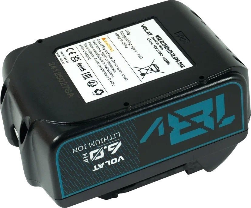 Аккумулятор VOLAT VT-MAK-BL1850LED-6 (18В/6 Ah)