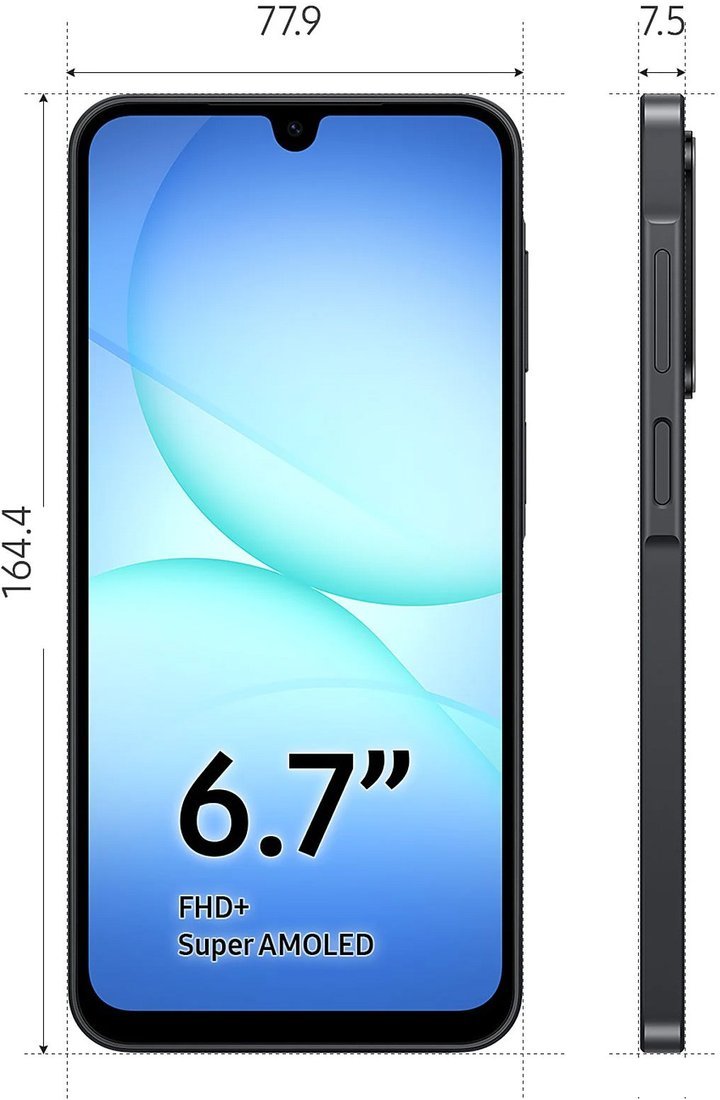 Телефон Samsung Galaxy A17 5G SM-A176B 6GB/128GB (черный)