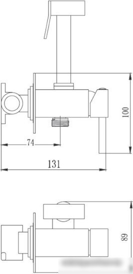 Смеситель Haiba HB5512 (хром)