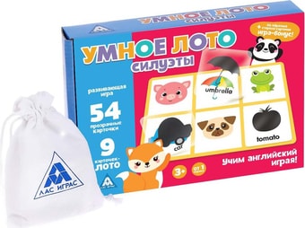 Настольная игра Лас Играс Умное лото. Силуэты 3807324