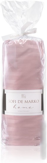 Постельное белье Sofi De MarkO Морган 180х200х30 Пр-Мг-пр-180х200х30 (пепельно-розовый)