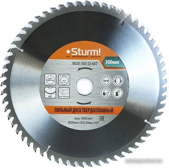 Пильный диск Sturm 9020-300-32-60T