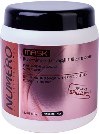 Brelil Professional Маска для бриллиантового блеска Numero illuminating 1000 мл