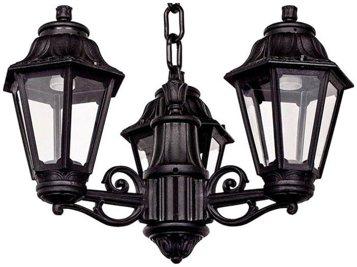 Уличный подвесной светильник Fumagalli Sichem/Anna 3L E22.120.S30.AXF1R