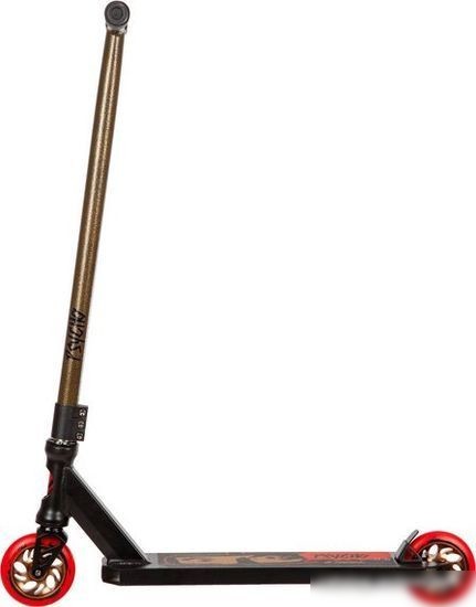 Трюковый самокат Novatrack Psycho 50/110 110A.PSYCHOP2.BZ22 (черный/бронзовый)