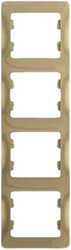 Рамка Schneider Electric Glossa GSL000408 (титан)