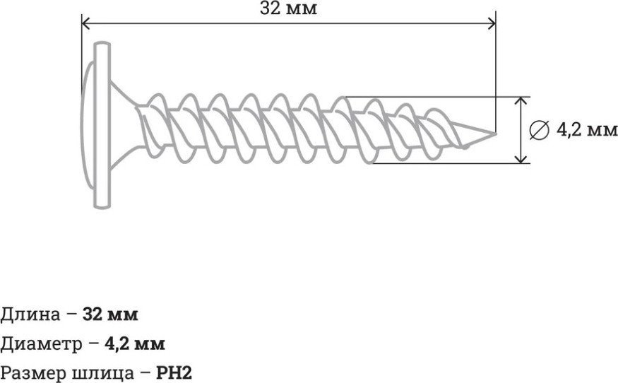Саморез Gigant 123584 (500шт)