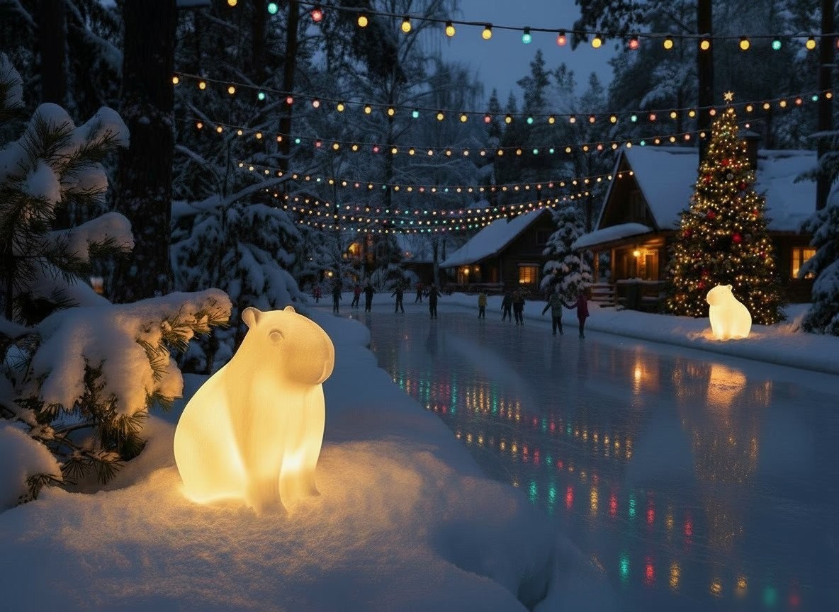 Садовый светильник-фигура Berkano Capi 210_138_03_105 (Snow White RGB)