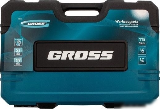 Набор ключей GROSS 14152 (115 предметов)
