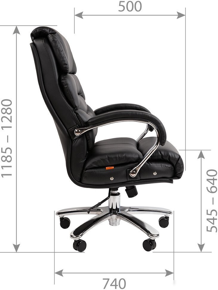 Офисное кресло CHAIRMAN 409 (экопремиум черный)