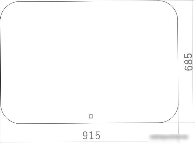Silver Mirrors Паллада 91.5x68.5 LED-00002244