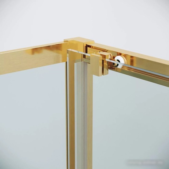 Душевой уголок Grossman Cosmo 120x80x195 120.K33.02.1280.32.00 (золото сатин/прозрачное стекло)