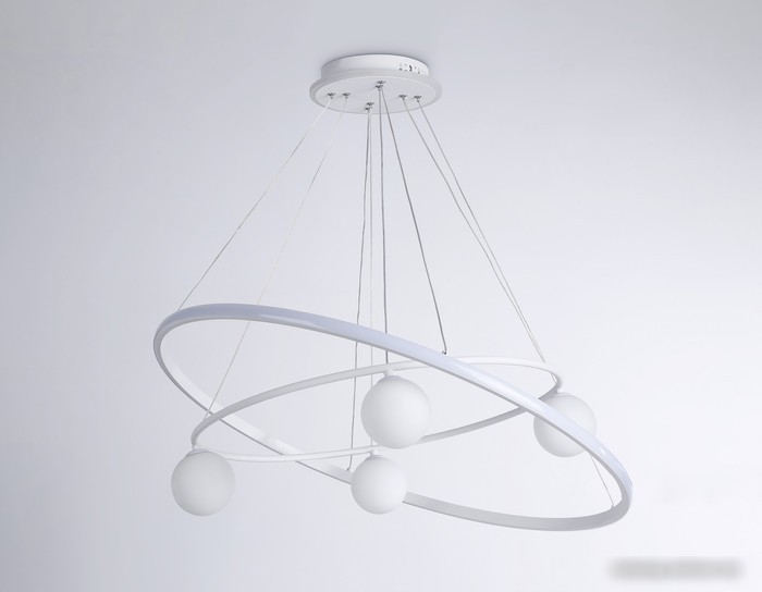 Подвесная люстра Ambrella light Comfort FL66326/1+4 WH (белый)