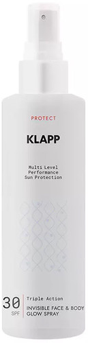 Спрей для загара Klapp Multi Level Performance Sun Protection SPF30 для лица и тела 200мл