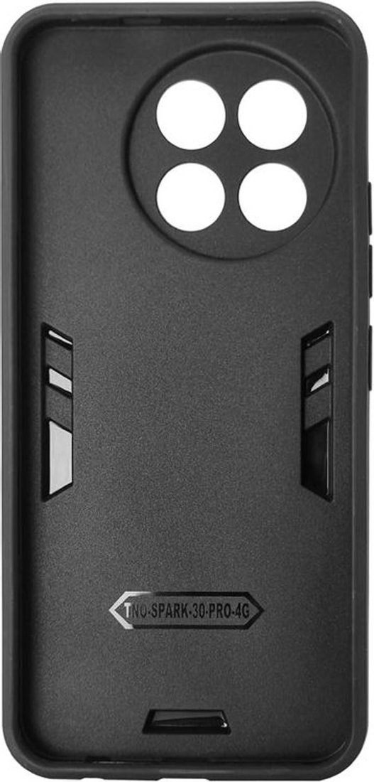 Чехол для телефона BoraSCO Anti-Shock Case для Tecno Spark 30 Pro 52513 (черный)