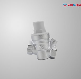 Запорная арматура Varmega Редуктор давления 3/4", PN16 с присоединением к манометру VM12602
