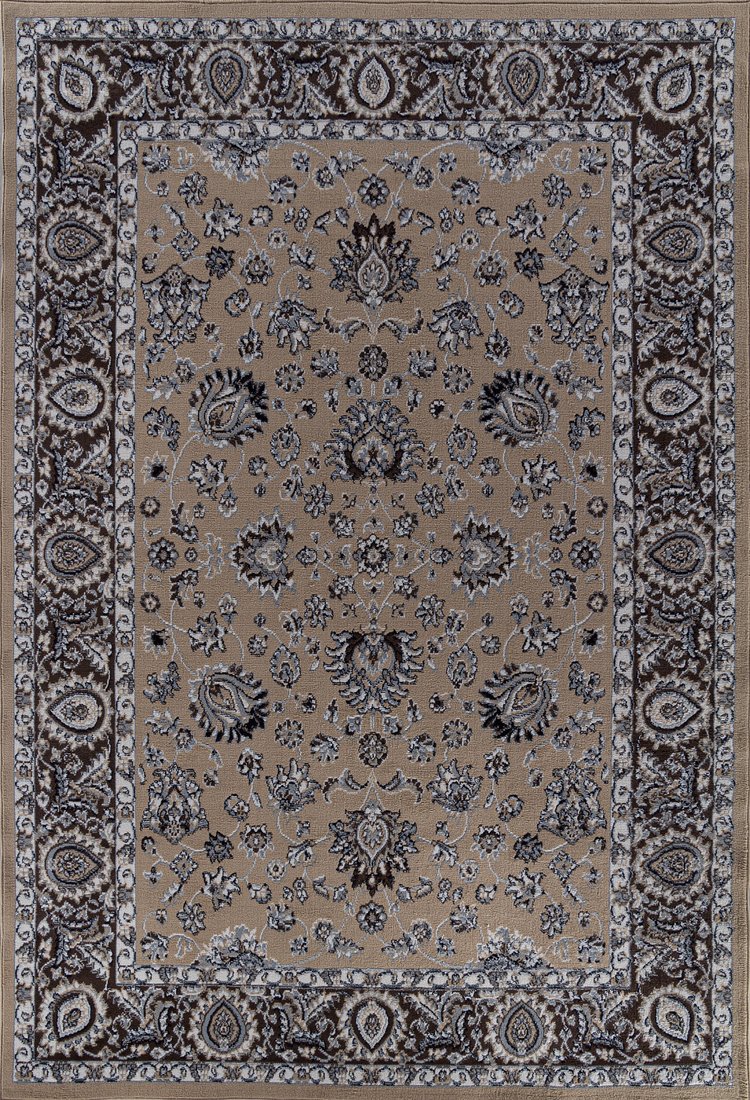 Ковер для жилой комнаты Aidin Carpet Praga 06030A-STAN-BEIGE-BEIGE (1x3)