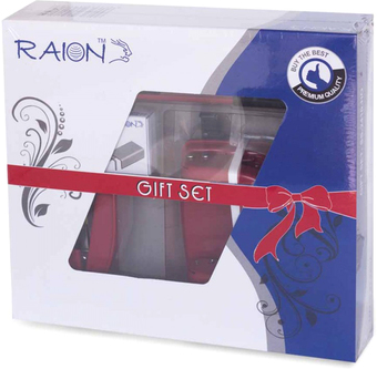 Набор канцелярский для сшивания Raion SS-2410-HO(R) (красный)