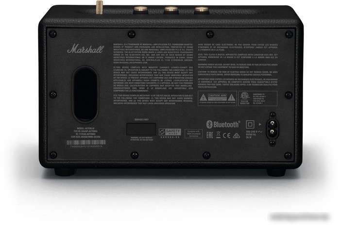 Беспроводная колонка Marshall Acton III (черный)