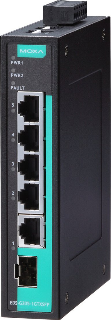 Неуправляемый коммутатор Moxa EDS-G205-1GTXSFP