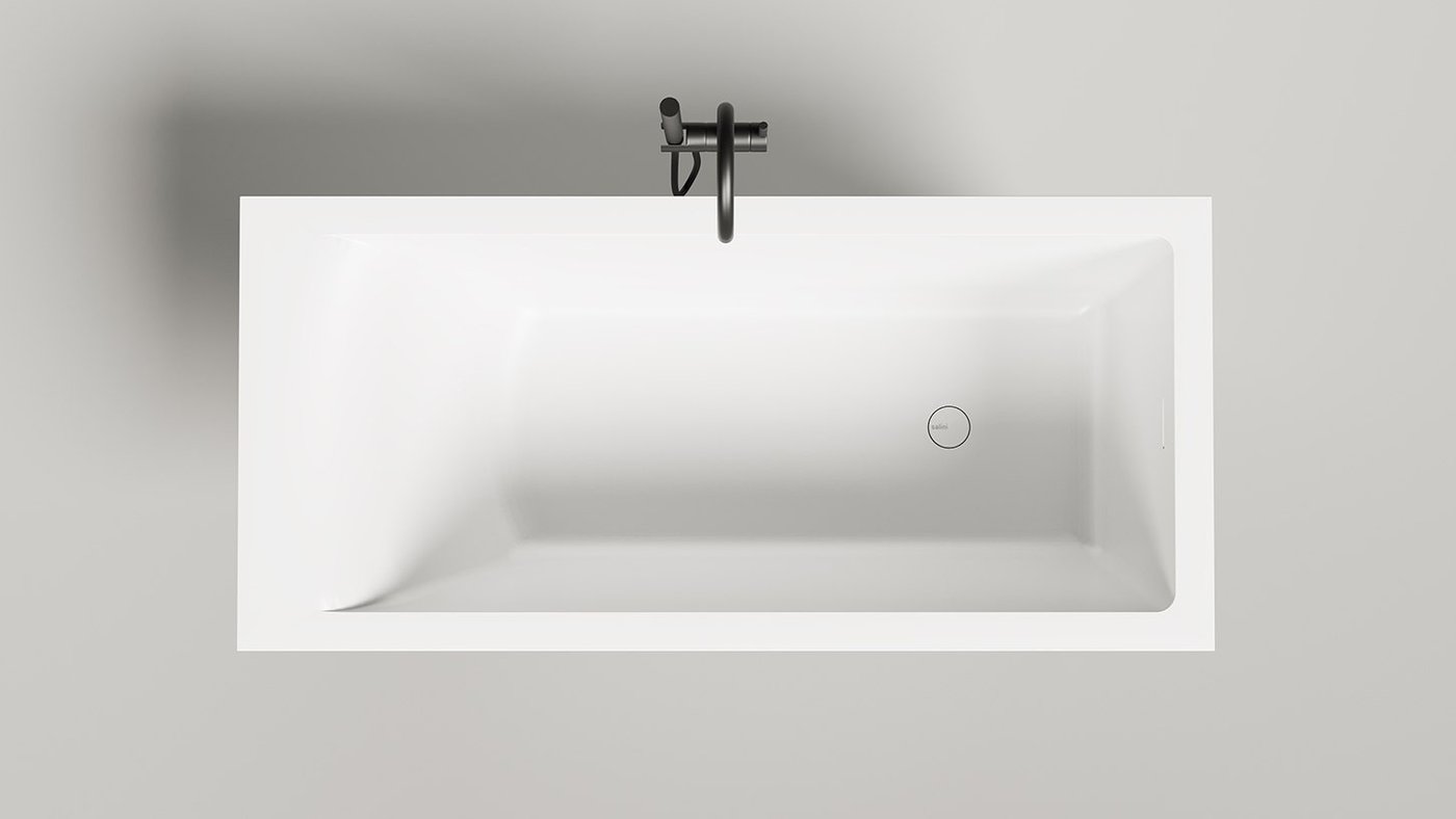 Ванна Salini Cascata Kit 150x70 105022M (S-Sense, матовый)