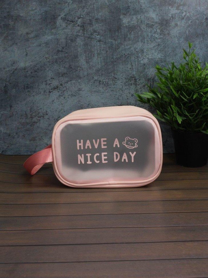 Косметичка ILikeGift Have nice day ZT385-0022-35-03 (pink)