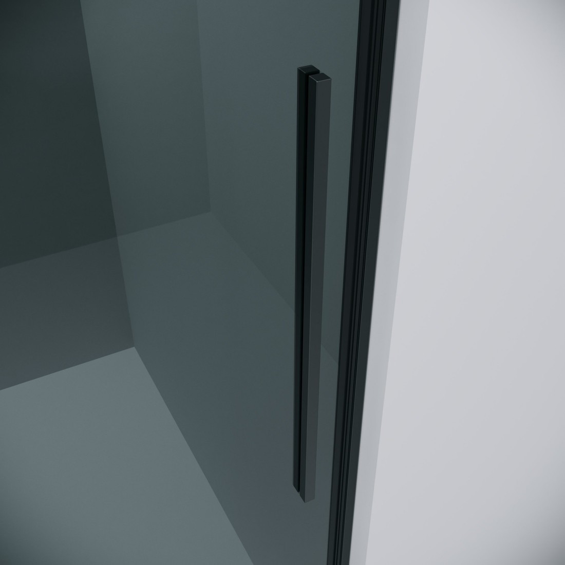 Душевая дверь Grossman Galaxy 100x195 100.K33.01.100.21.10 (черный матовый/стекло тонированное)