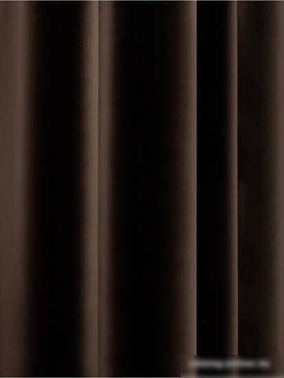 Комплект штор Soft Lines Бархат 9102G-E11 2x2.4 м (шоколад, 2 шт)