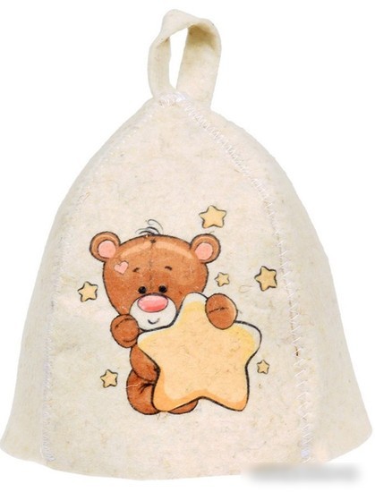 Шапка для бани Hot Pot Мишка Шапка для бани Hot Pot Мишка