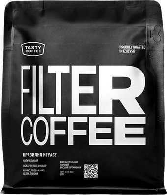 Кофе Tasty coffee Бразилия Игуасу моносорт фильтр 250 г