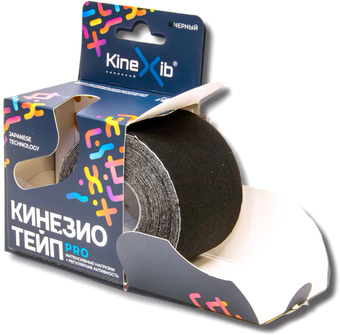 Тейп Kinexib Pro 5 см x 5 м (черный)