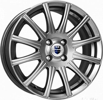 Литые диски K&K Сиеста 13x5" 4x100мм DIA 67.1мм ET 35мм Дарк платинум