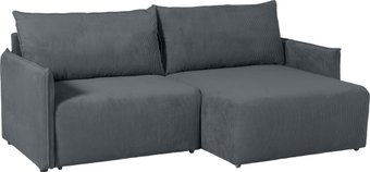 Угловой диван Mio Tesoro Boxwel 418 Б-1.5ек-1.5пфек-Б (графит 935)