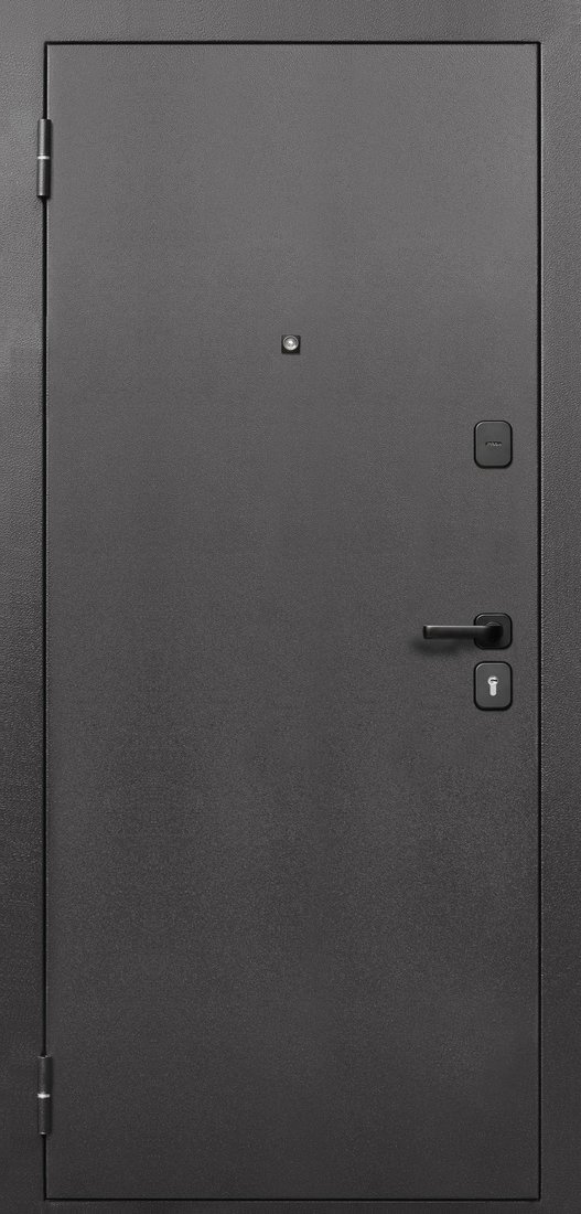 Металлическая дверь Guard 96x205x7 левая (серебристый/белый матовый)