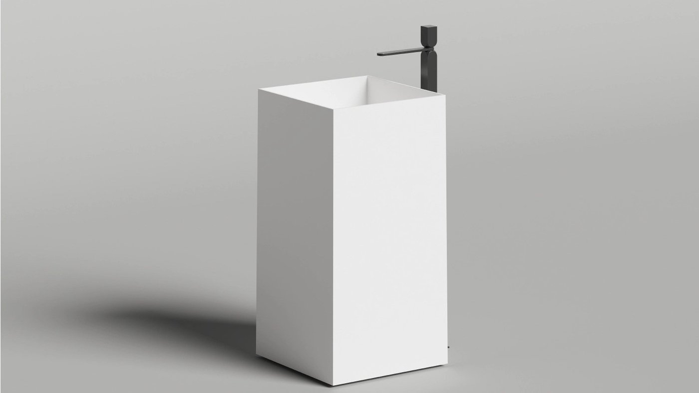 Умывальник Salini Armonia Square 01 130521M (S-Stone,матовый)