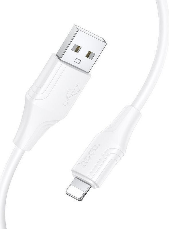 Кабель Hoco X124 USB Type-A - Lightning (1 м, белый)