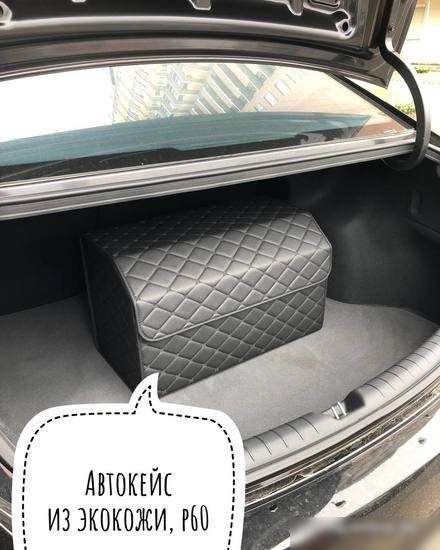 Органайзер автомобильный Alicosta P60 (экокожа, черный)