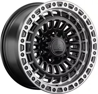 Литые диски LS 1348 18x9" 6x139.7мм DIA 100.1мм ET 30мм BKSL