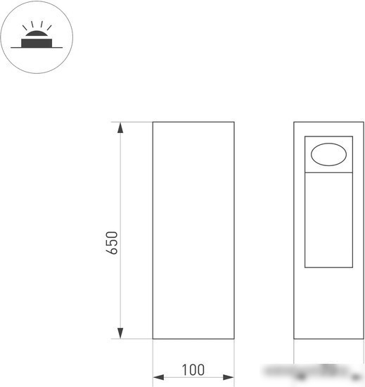 Фонарный столб Arlight LGD-MARK-BOLL-H650-7W Warm3000 029965