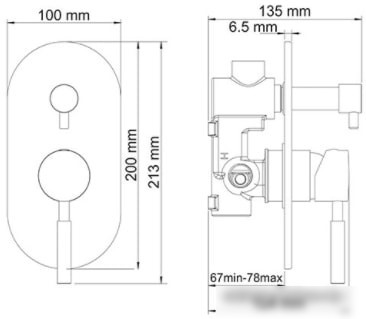 Смеситель Wasserkraft Wern 4241