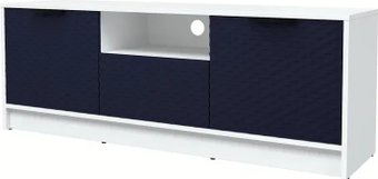 Тумба Интерлиния ТВ Концепт КТ-ТВ3-50 Техно (белый платинум/индиго)