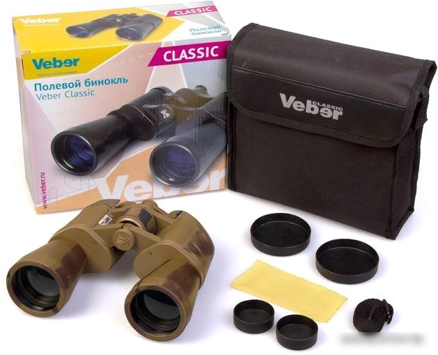 Бинокль Veber Classic БПЦ 20x50 VR камуфляж