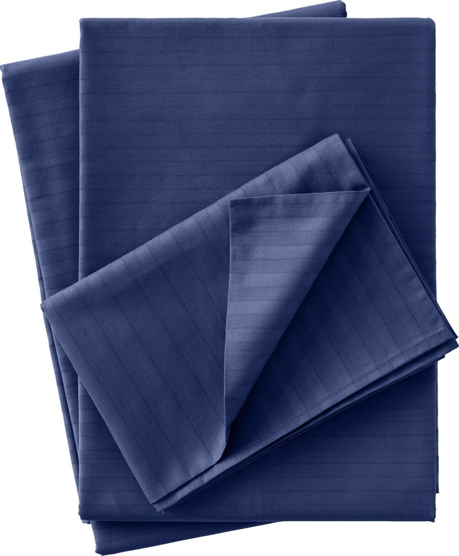 Постельное белье Verossa Stripe Семейный 738000 (50x70, Indigo)